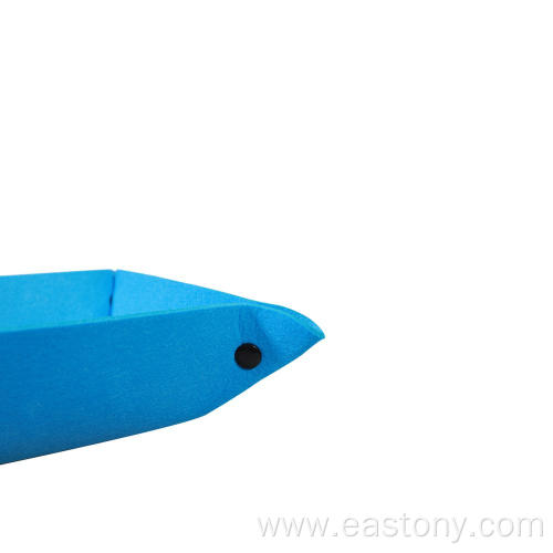 Felt Folding Button Style felt basket storage